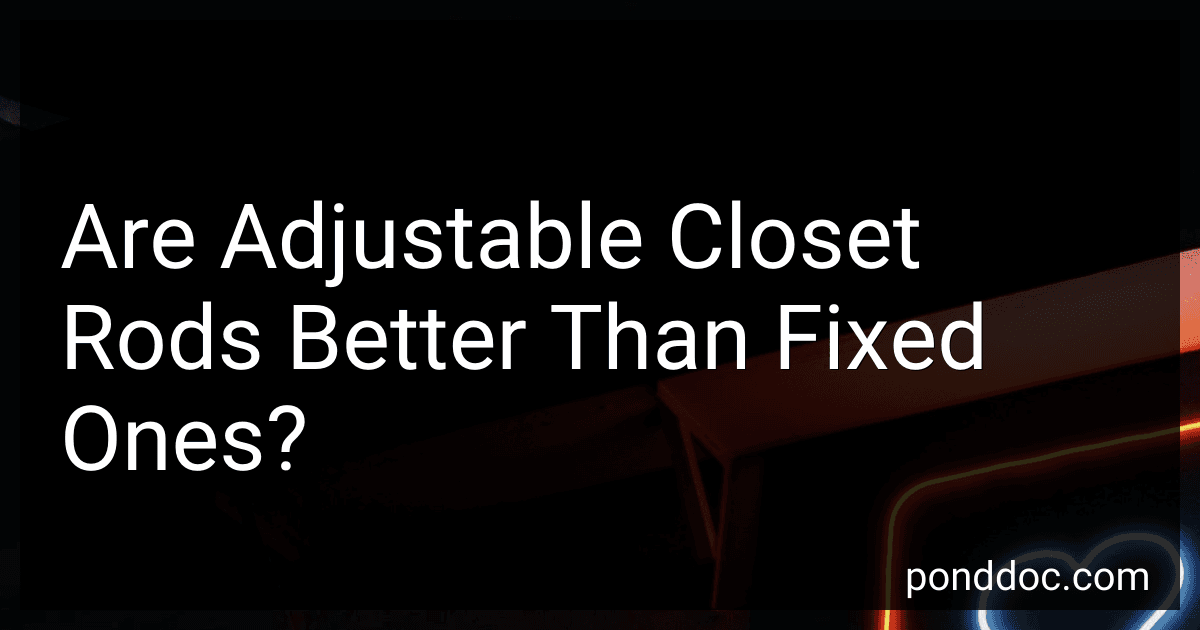 Are Adjustable Closet Rods Better Than Fixed Ones? preview