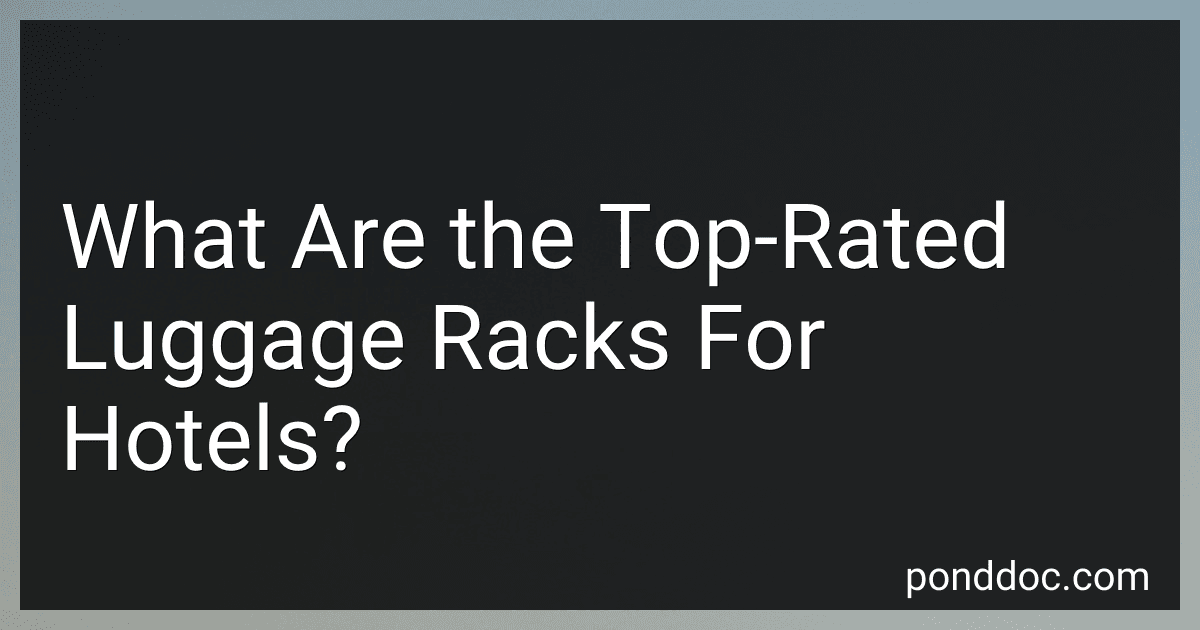 What Are the Top-Rated Luggage Racks For Hotels? image