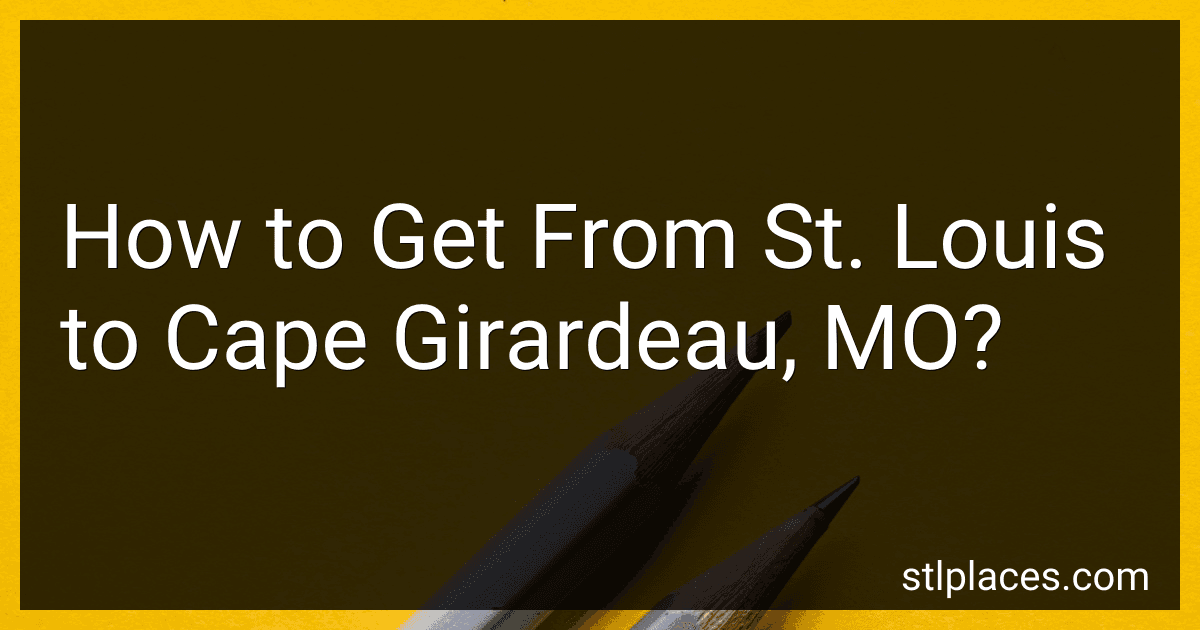 How to Get From St. Louis to Cape Girardeau, MO? image