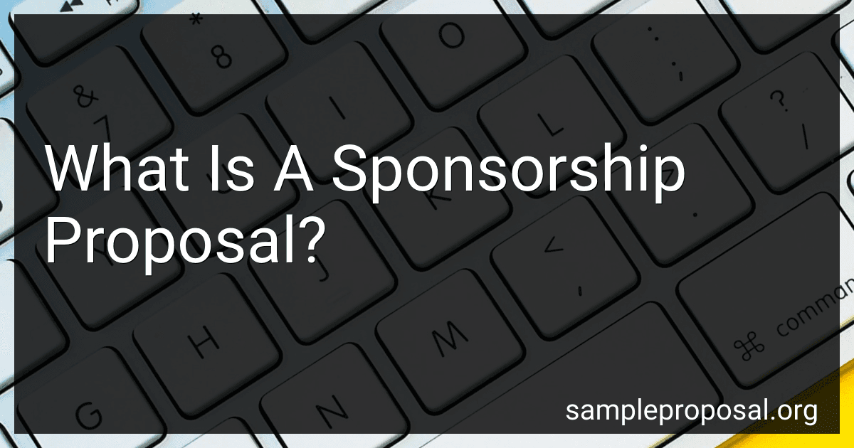 What Is A Sponsorship Proposal? preview