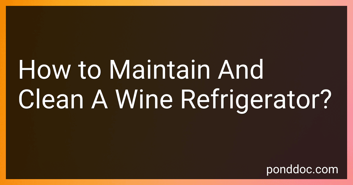 How to Maintain And Clean A Wine Refrigerator? image