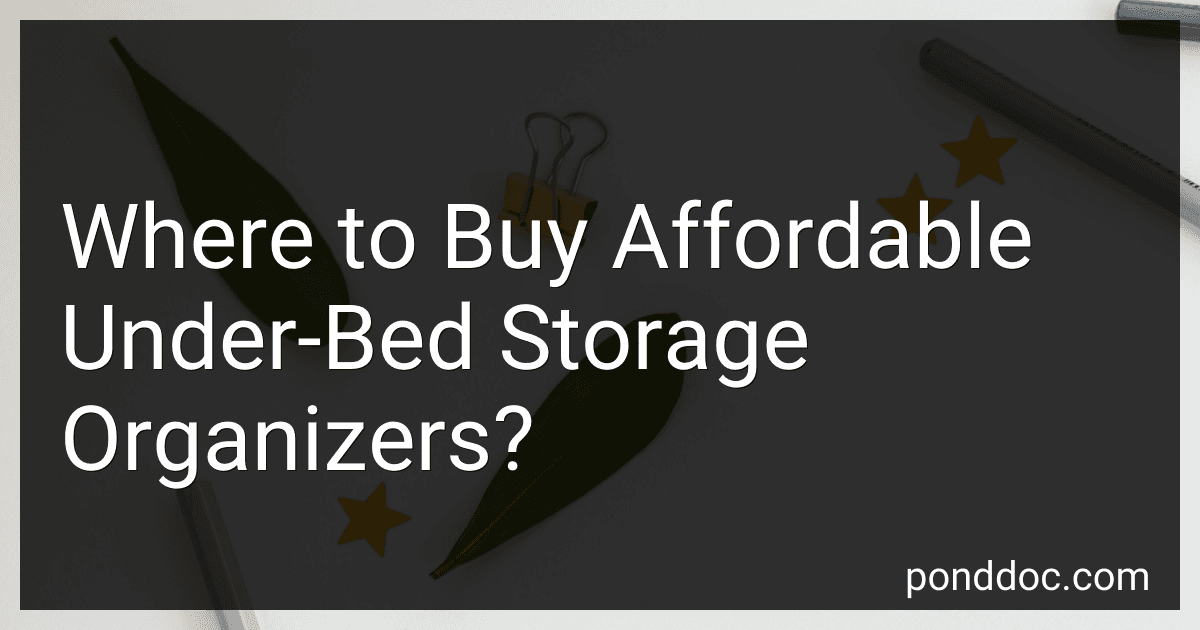 Where to Buy Affordable Under-Bed Storage Organizers? image