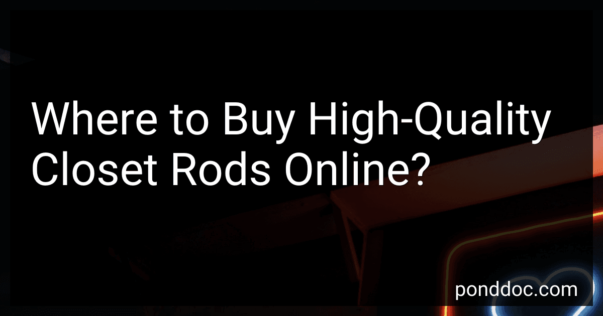 Where to Buy High-Quality Closet Rods Online? image