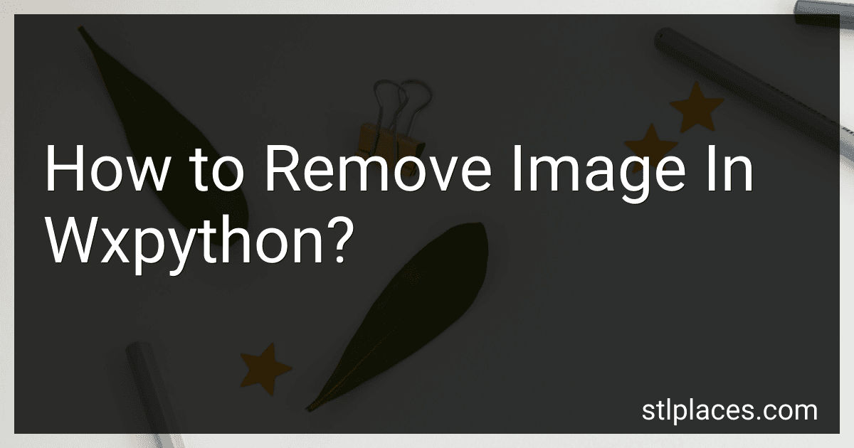 How to Remove Image In Wxpython? image