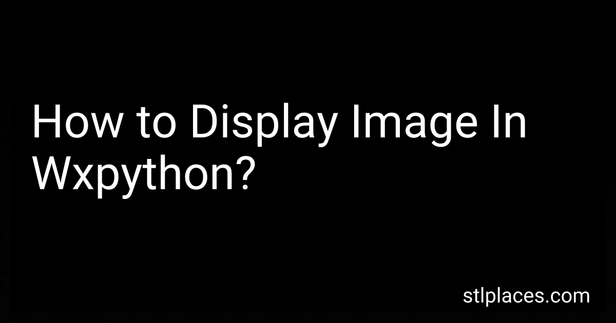 How to Display Image In Wxpython? preview