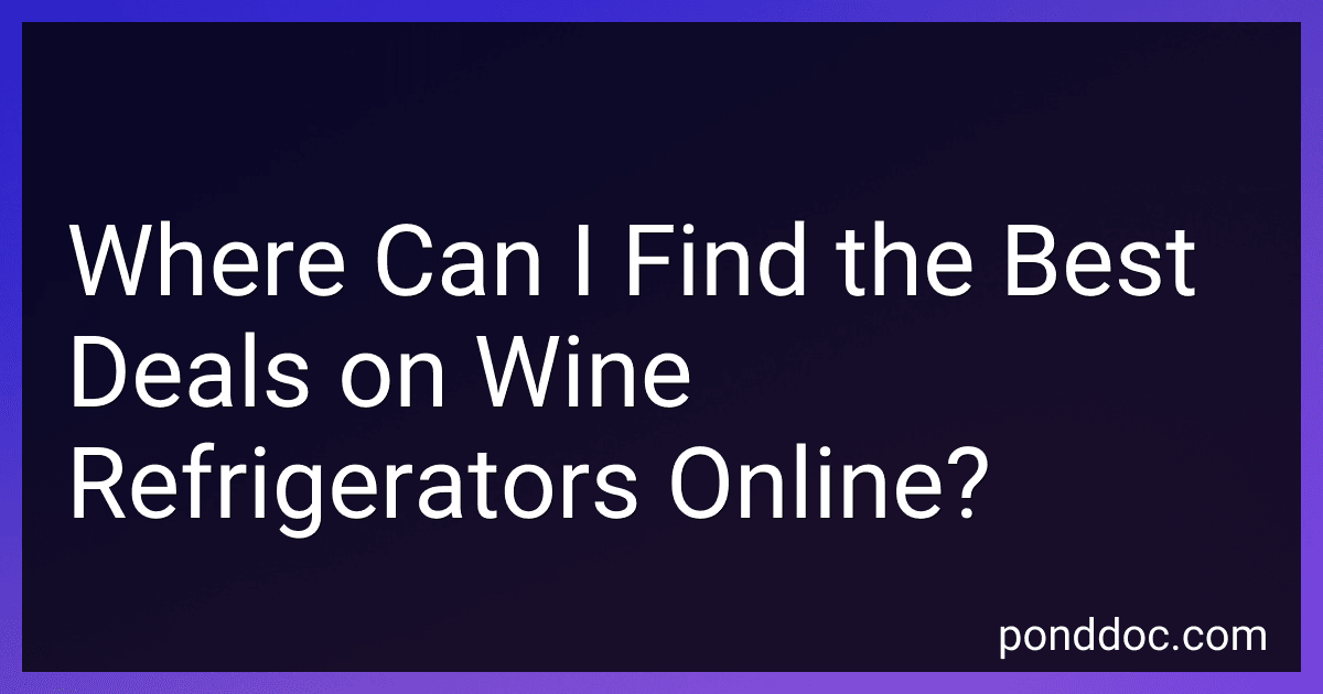 Where Can I Find the Best Deals on Wine Refrigerators Online? image
