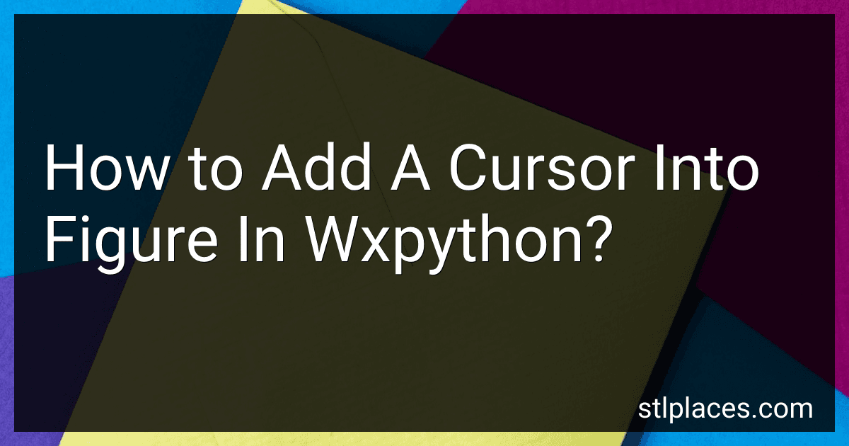 How to Add A Cursor Into Figure In Wxpython? image