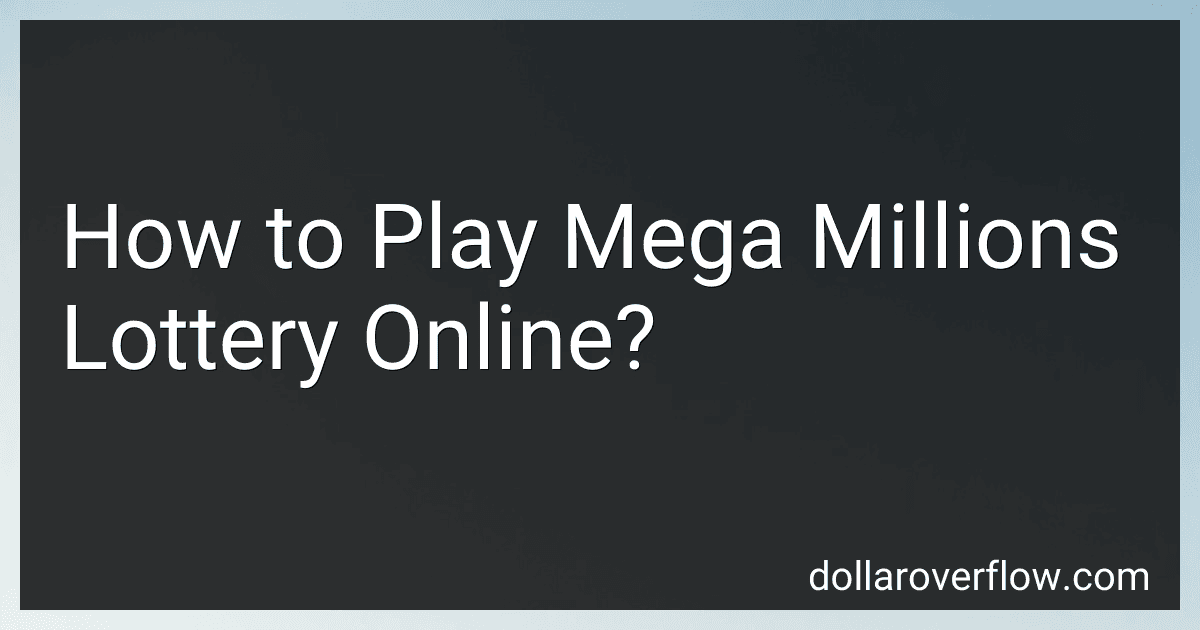 How to Play Mega Millions Lottery Online? image