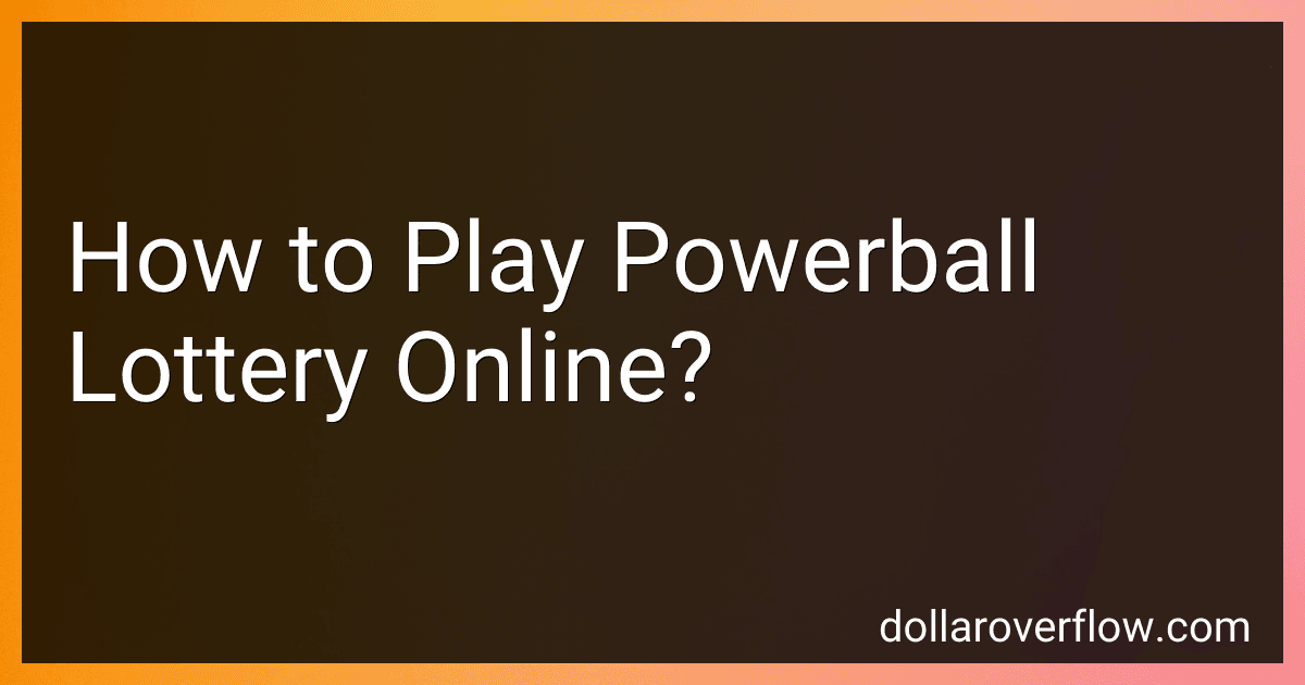 How to Play Powerball Lottery Online? image