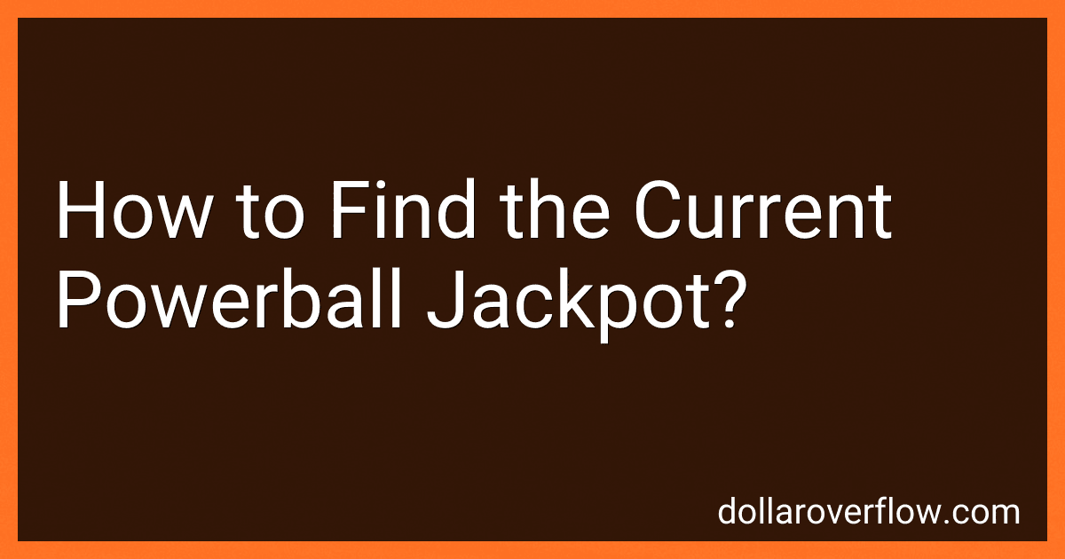 How to Find the Current Powerball Jackpot? image