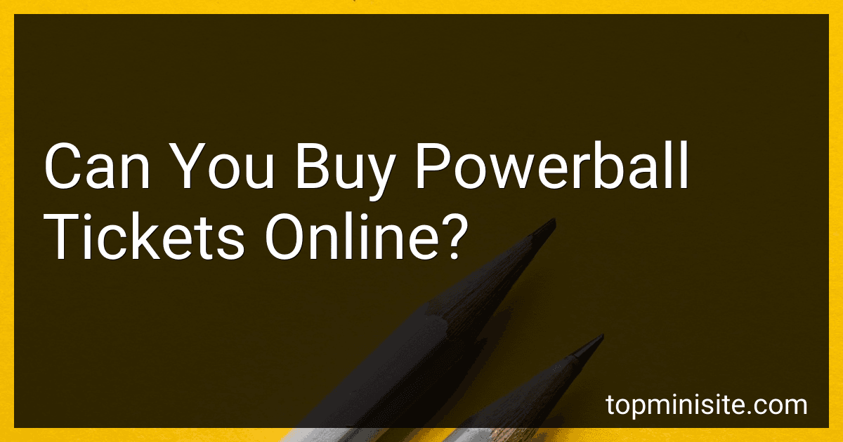 Can You Buy Powerball Tickets Online? image