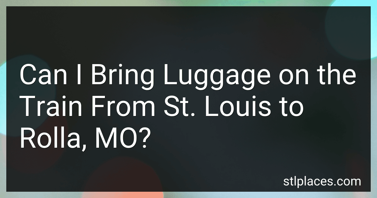 Can I Bring Luggage on the Train From St. Louis to Rolla, MO? preview