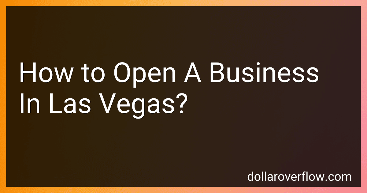 How to Open A Business In Las Vegas? image