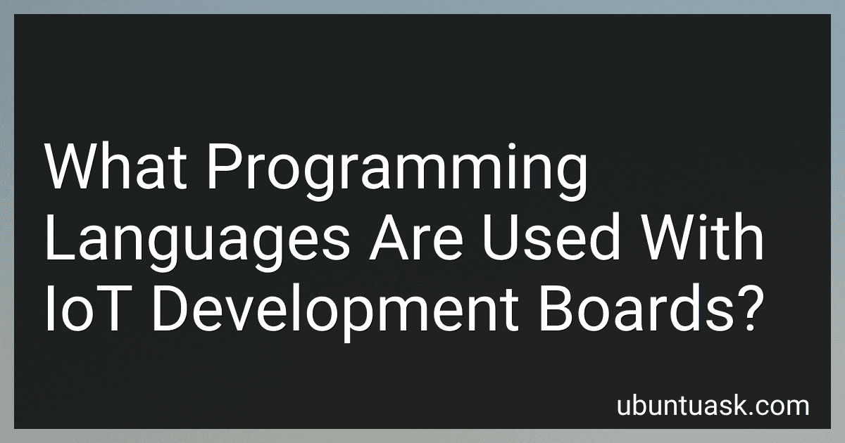 What Programming Languages Are Used With IoT Development Boards? image