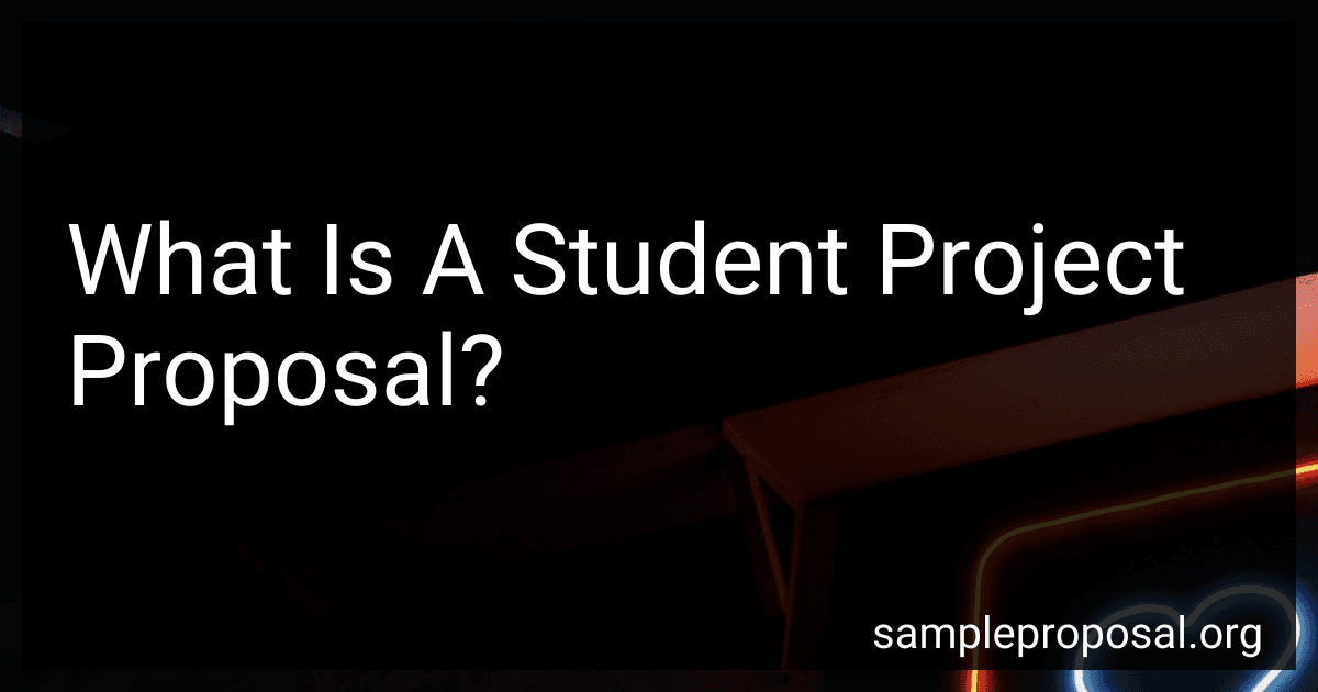 What Is A Student Project Proposal? preview