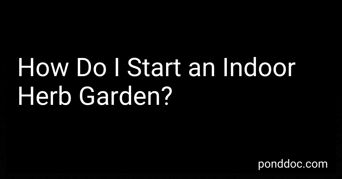 How Do I Start an Indoor Herb Garden? image