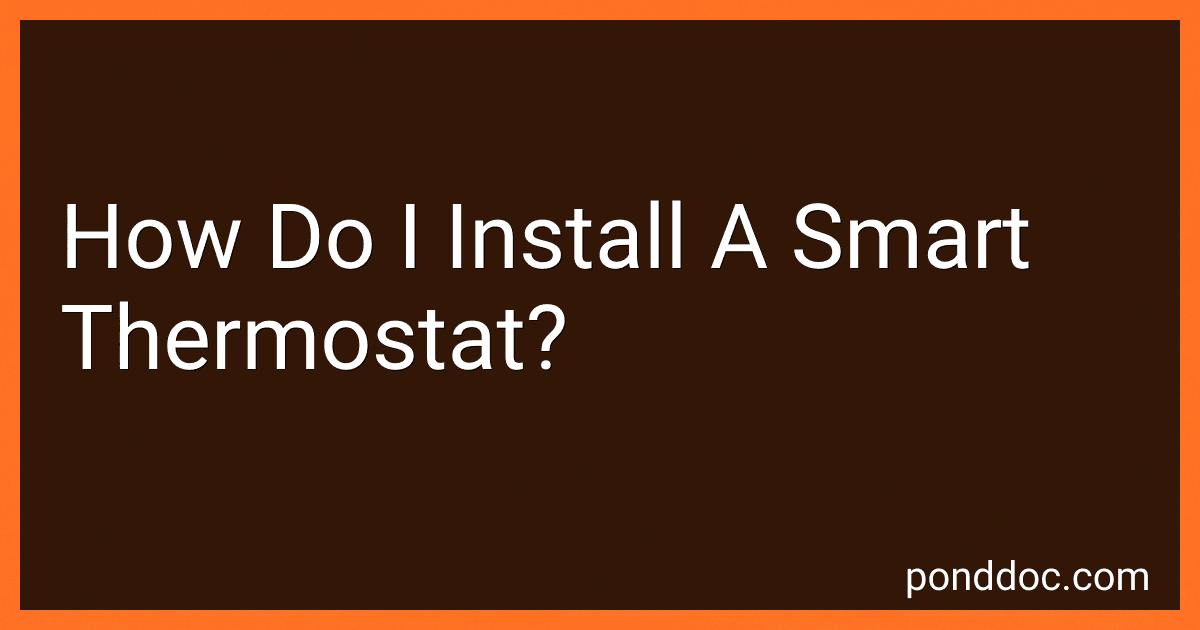 How Do I Install A Smart Thermostat? image