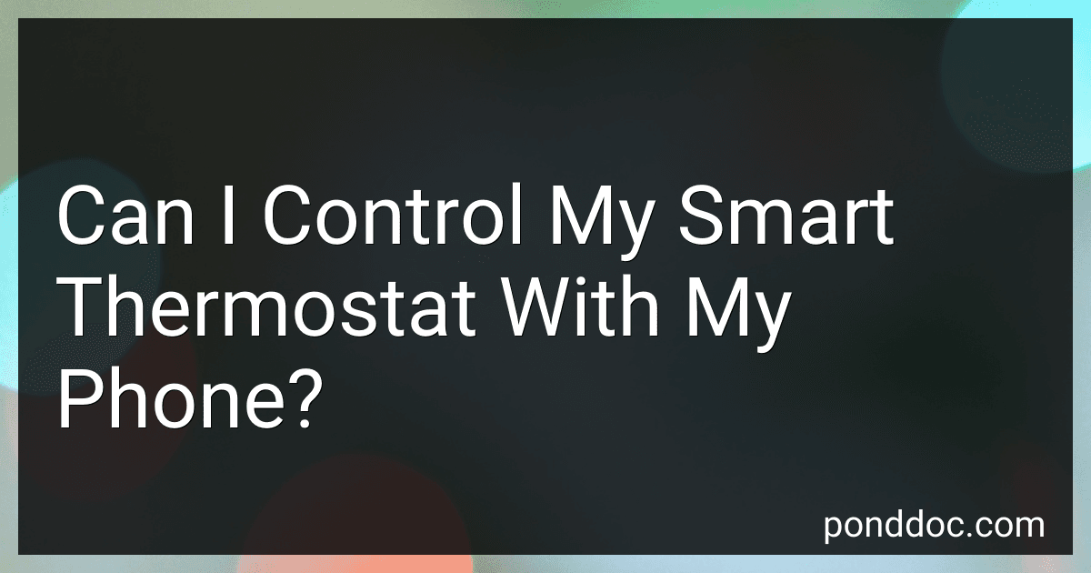 Can I Control My Smart Thermostat With My Phone? image