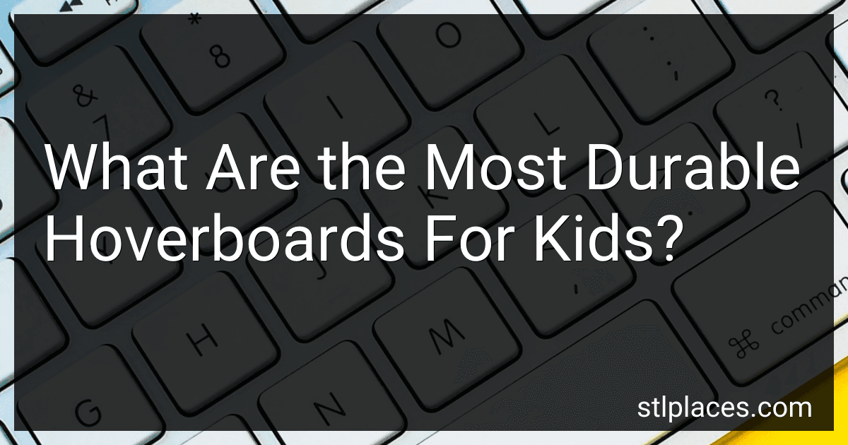 What Are the Most Durable Hoverboards For Kids? image