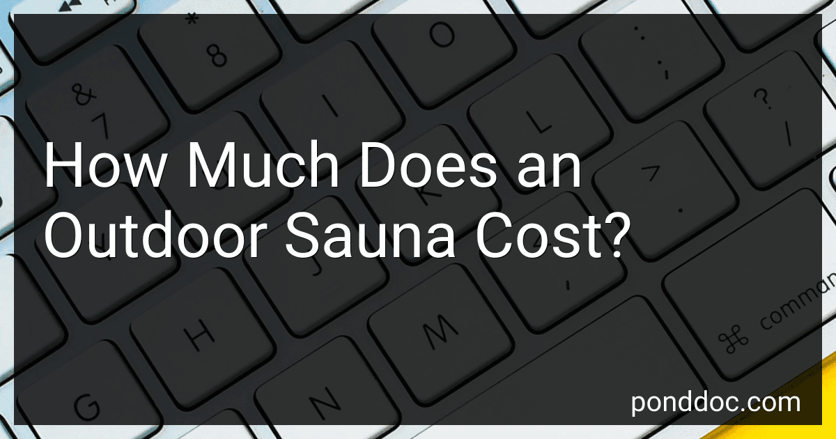 How Much Does an Outdoor Sauna Cost? preview