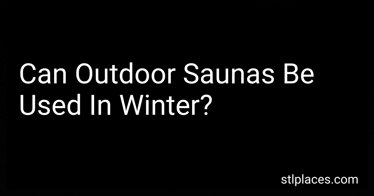 Can Outdoor Saunas Be Used In Winter? preview