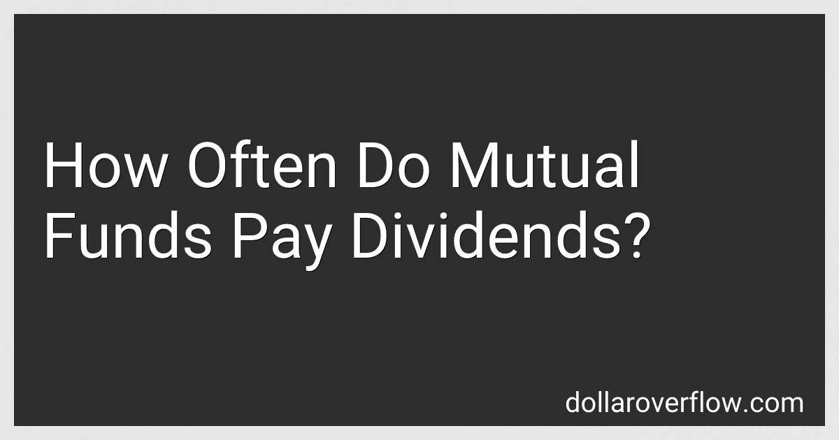 How Often Do Mutual Funds Pay Dividends? image