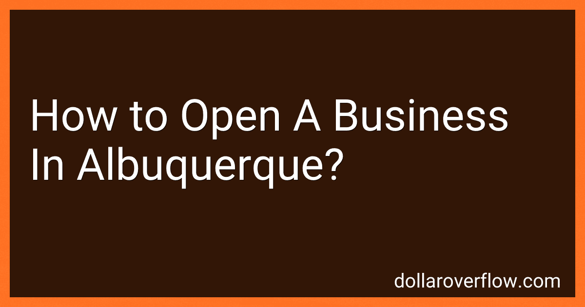How to Open A Business In Albuquerque? image