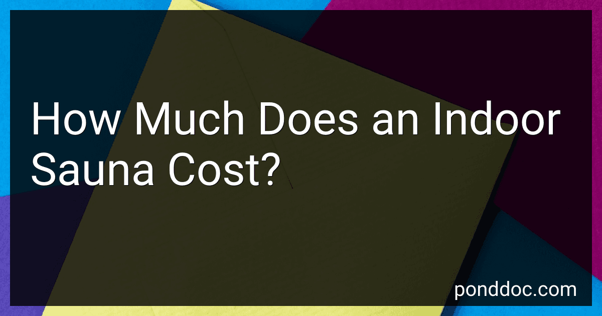 How Much Does an Indoor Sauna Cost? preview
