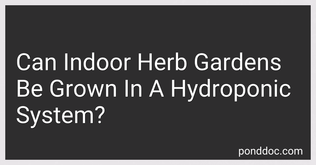 Can Indoor Herb Gardens Be Grown In A Hydroponic System? preview