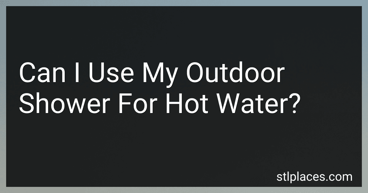 Can I Use My Outdoor Shower For Hot Water? preview