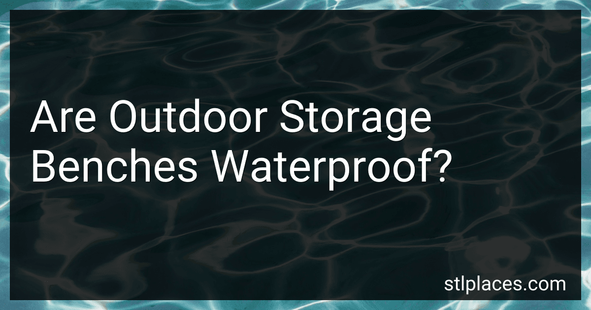 Are Outdoor Storage Benches Waterproof? preview