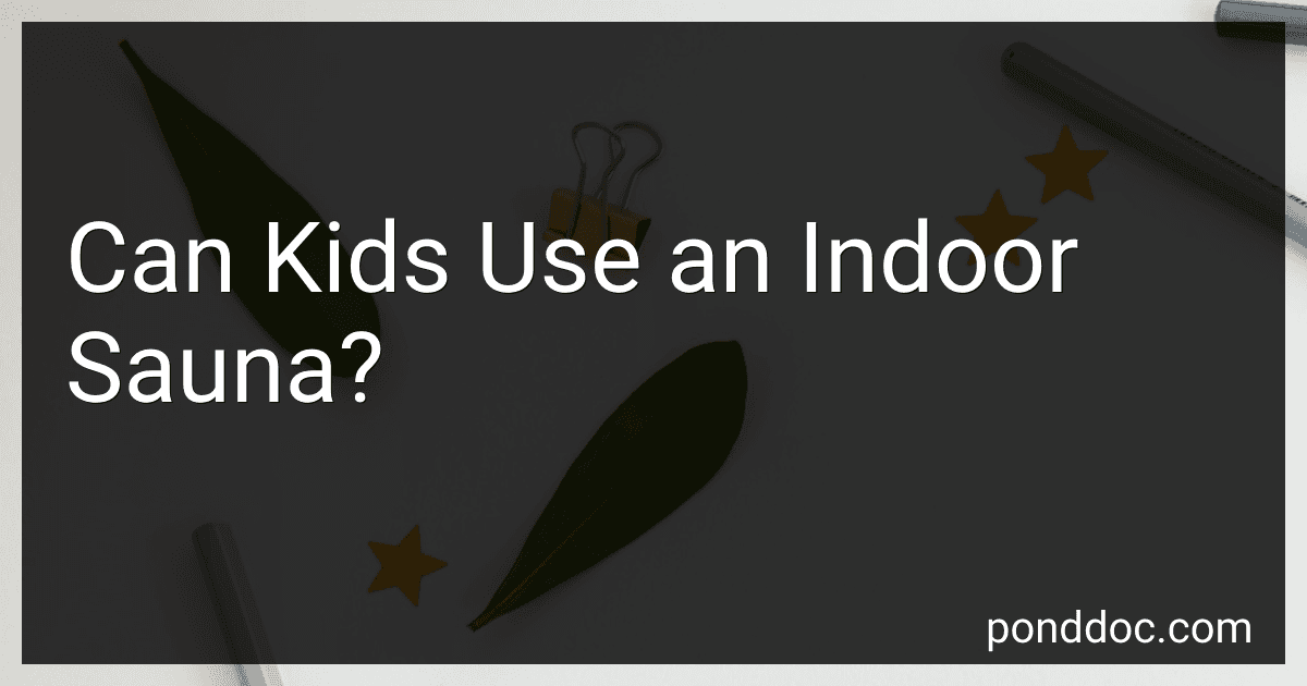 Can Kids Use an Indoor Sauna? image