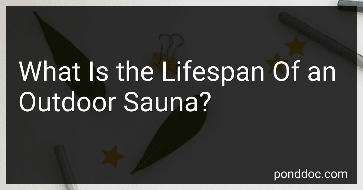 What Is the Lifespan Of an Outdoor Sauna? preview