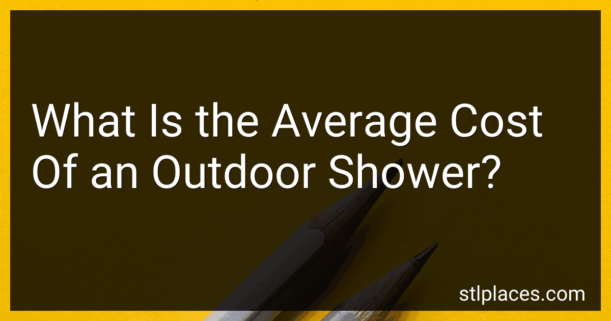What Is the Average Cost Of an Outdoor Shower? preview
