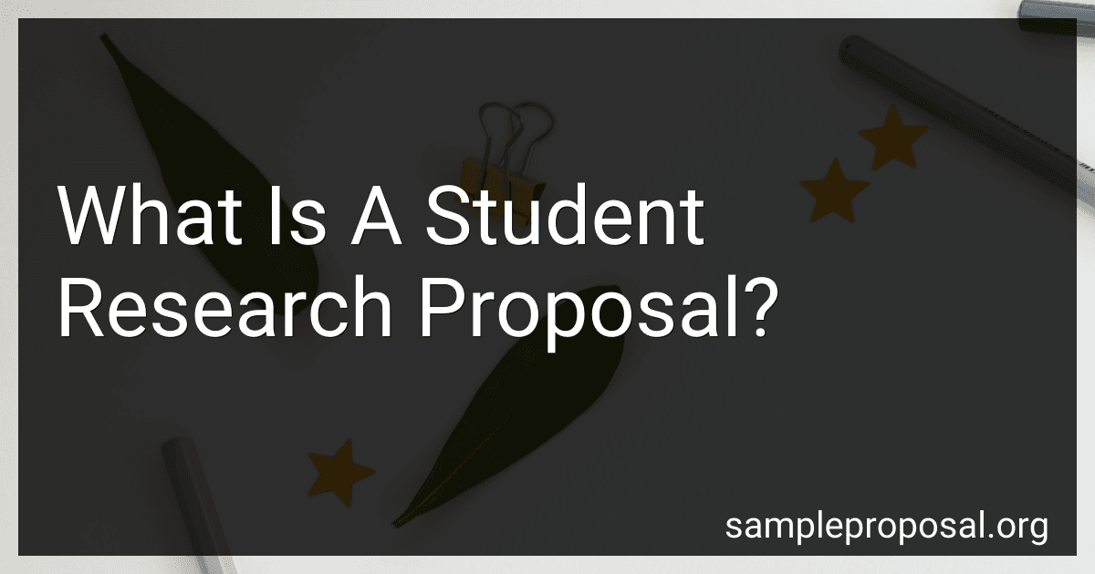 What Is A Student Research Proposal? preview