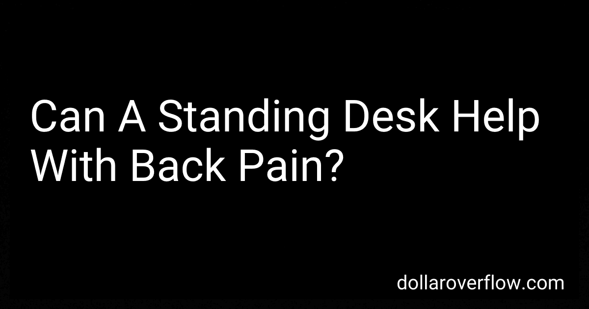 Can A Standing Desk Help With Back Pain? preview