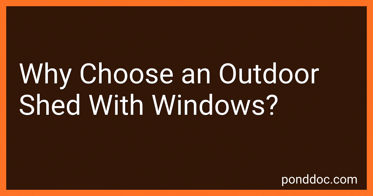 Why Choose an Outdoor Shed With Windows? preview