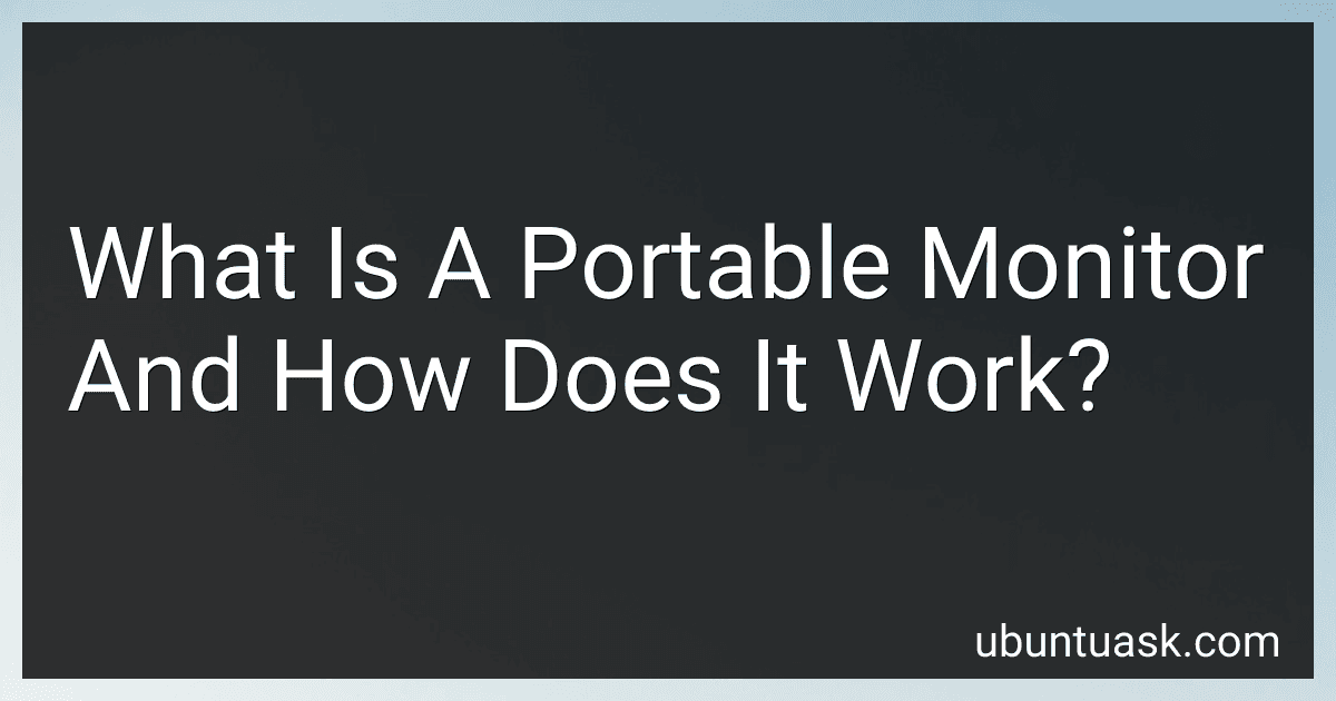 What Is A Portable Monitor And How Does It Work? preview