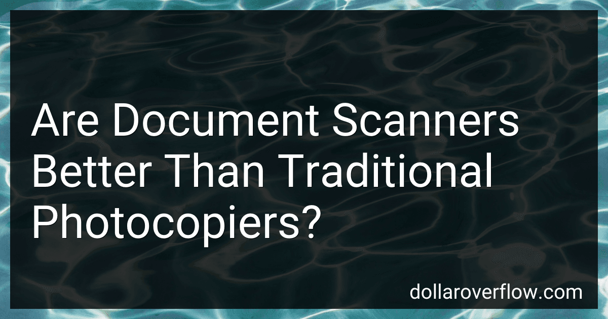 Are Document Scanners Better Than Traditional Photocopiers? image