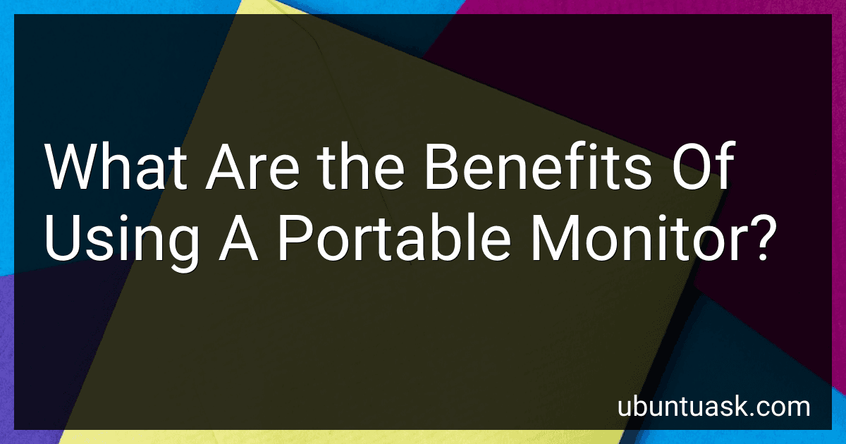 What Are the Benefits Of Using A Portable Monitor? preview