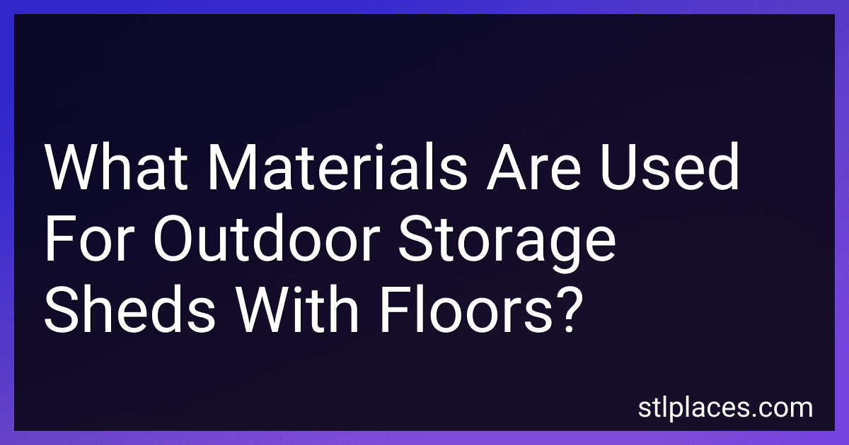 What Materials Are Used For Outdoor Storage Sheds With Floors? preview