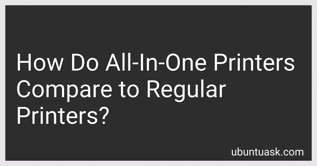 How Do All-In-One Printers Compare to Regular Printers? preview