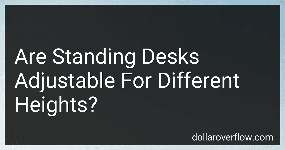 Are Standing Desks Adjustable For Different Heights? image