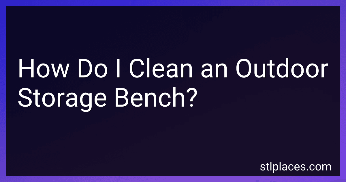 How Do I Clean an Outdoor Storage Bench? image