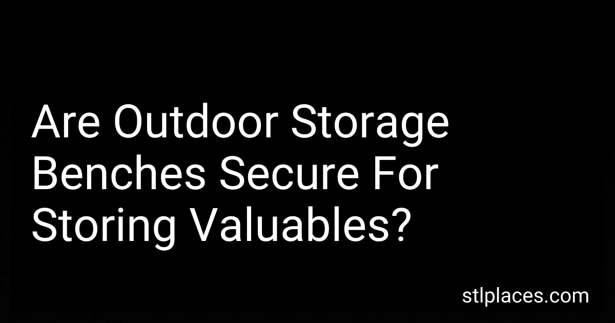 Are Outdoor Storage Benches Secure For Storing Valuables? preview