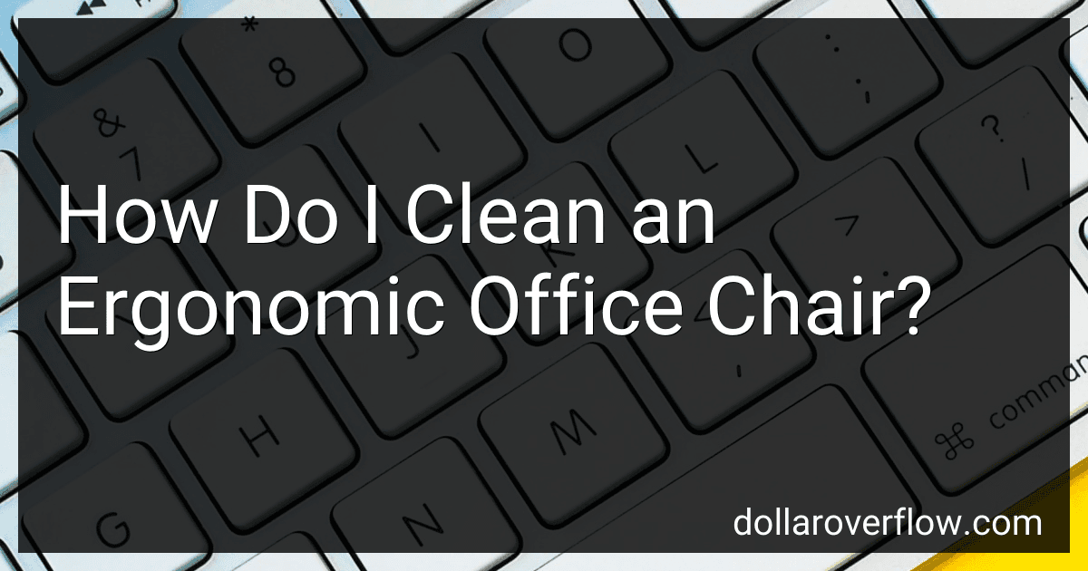 How Do I Clean an Ergonomic Office Chair? image