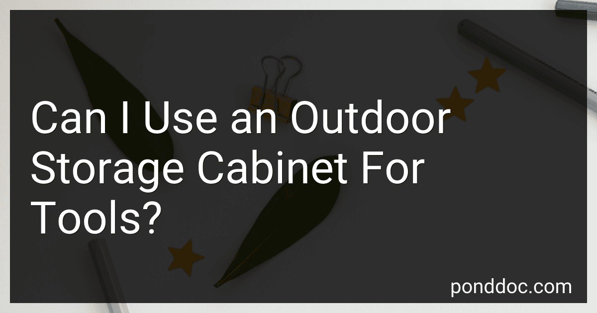 Can I Use an Outdoor Storage Cabinet For Tools? preview