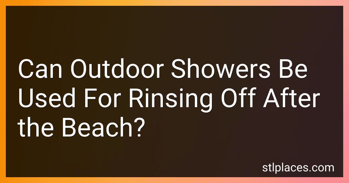 Can Outdoor Showers Be Used For Rinsing Off After the Beach? image