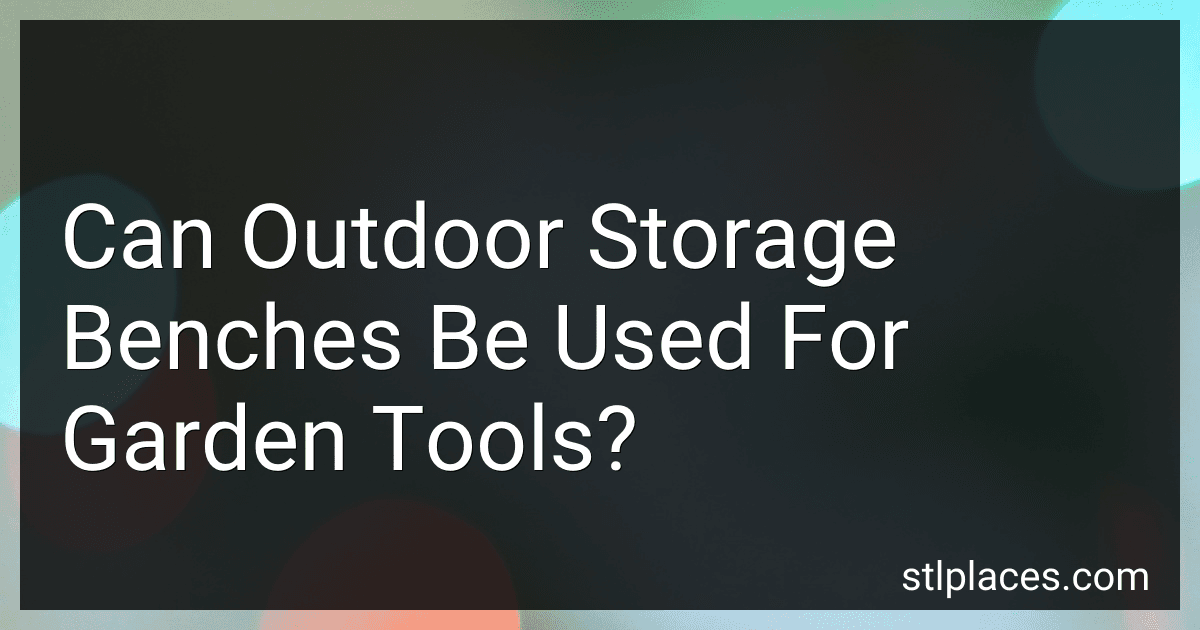 Can Outdoor Storage Benches Be Used For Garden Tools? image