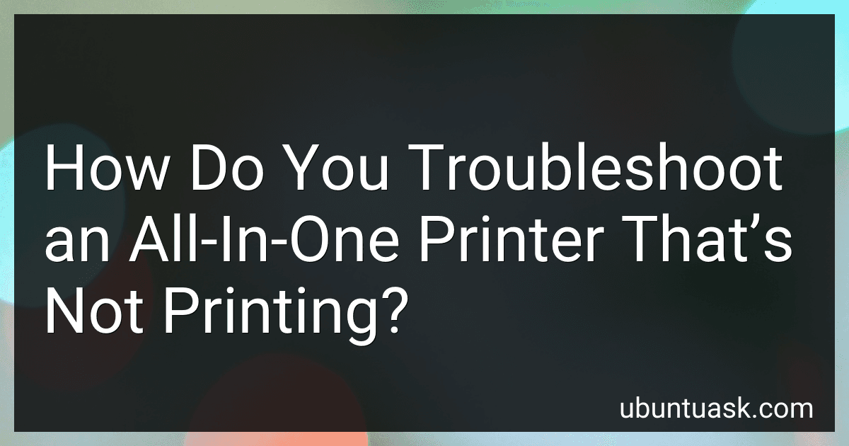 How Do You Troubleshoot an All-In-One Printer That’s Not Printing? image